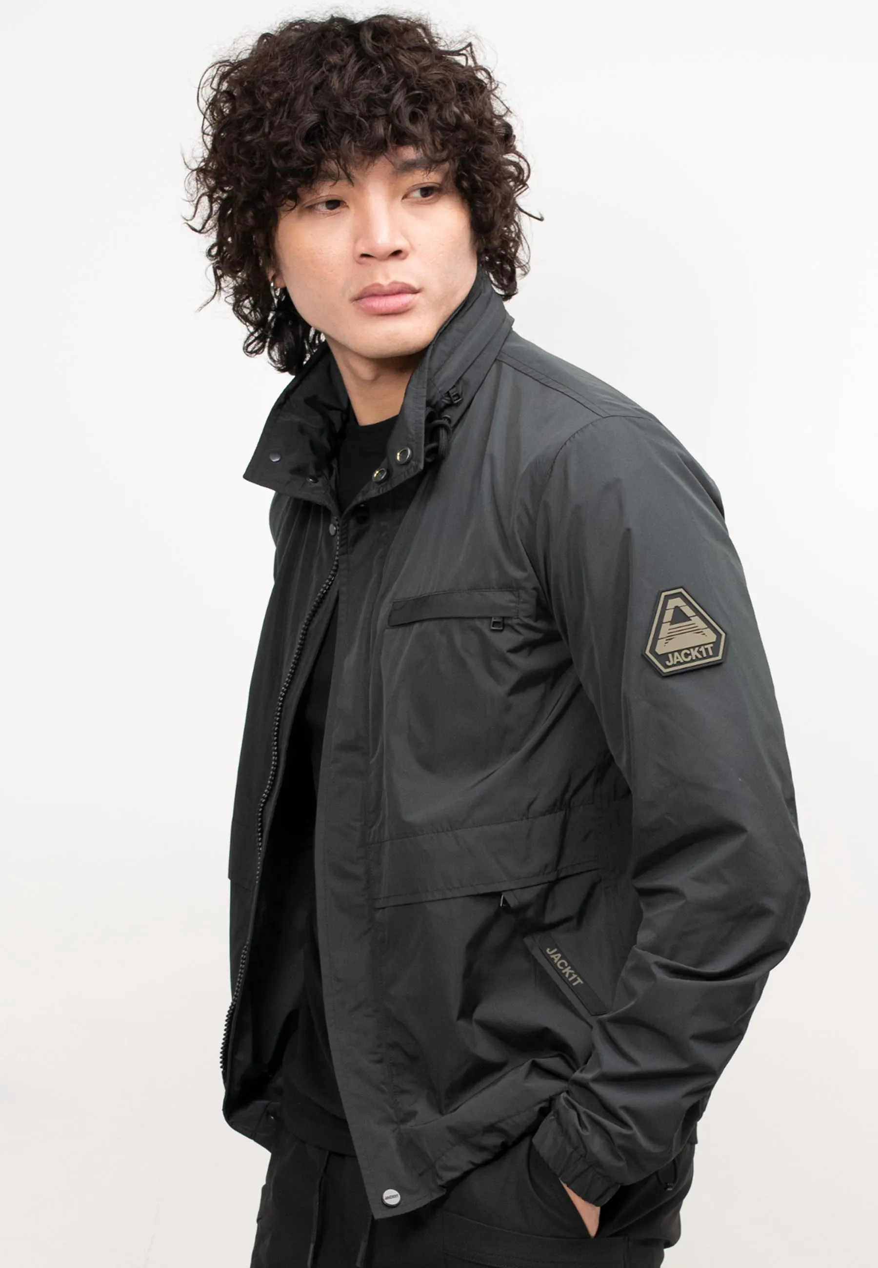 Atlas Lightweight Windbreaker Black sold by JACK1T product image thumbnail 5