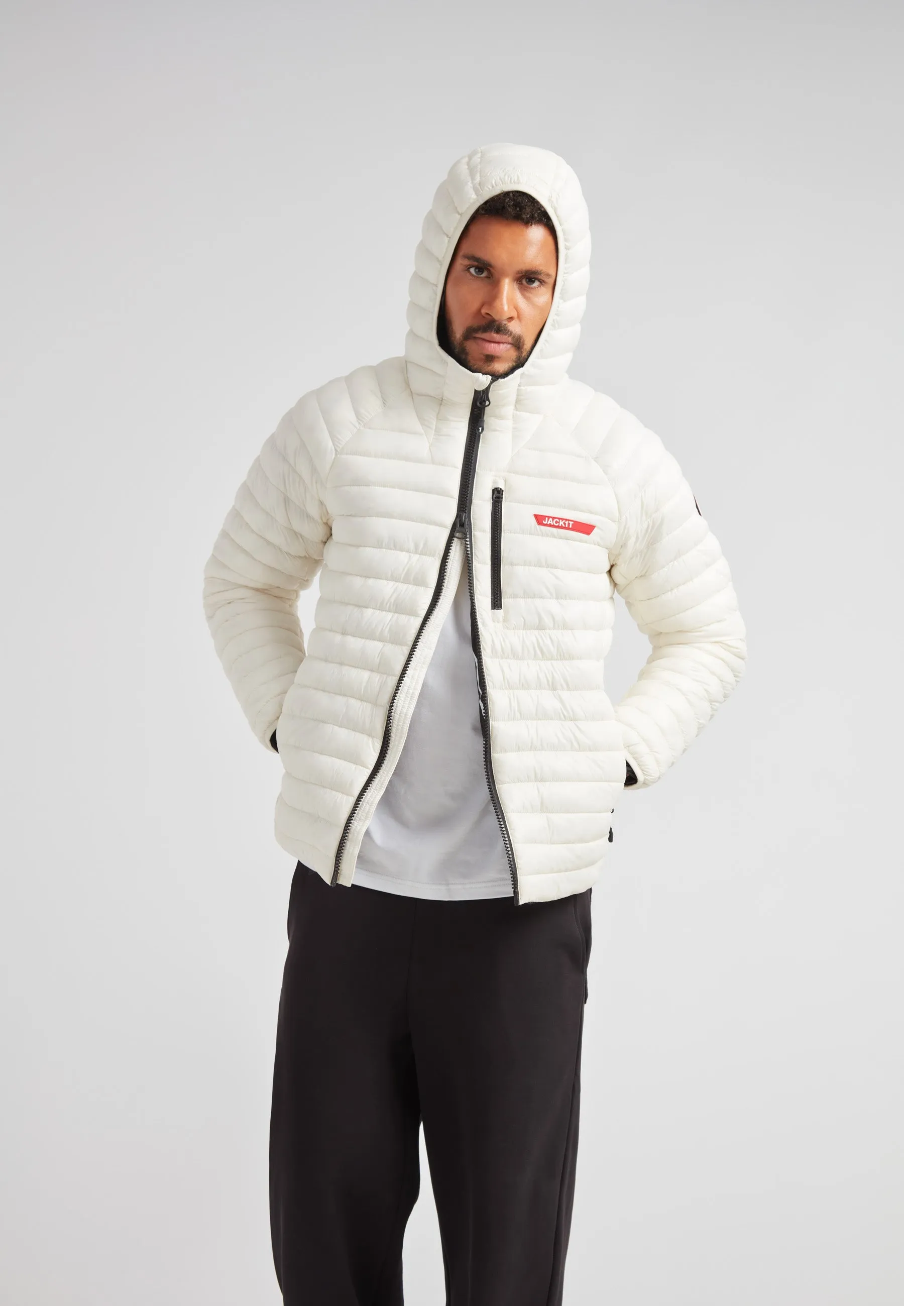 SATEL1TE Hooded Jacket 2.0 Vintage White sold by JACK1T product image thumbnail 5