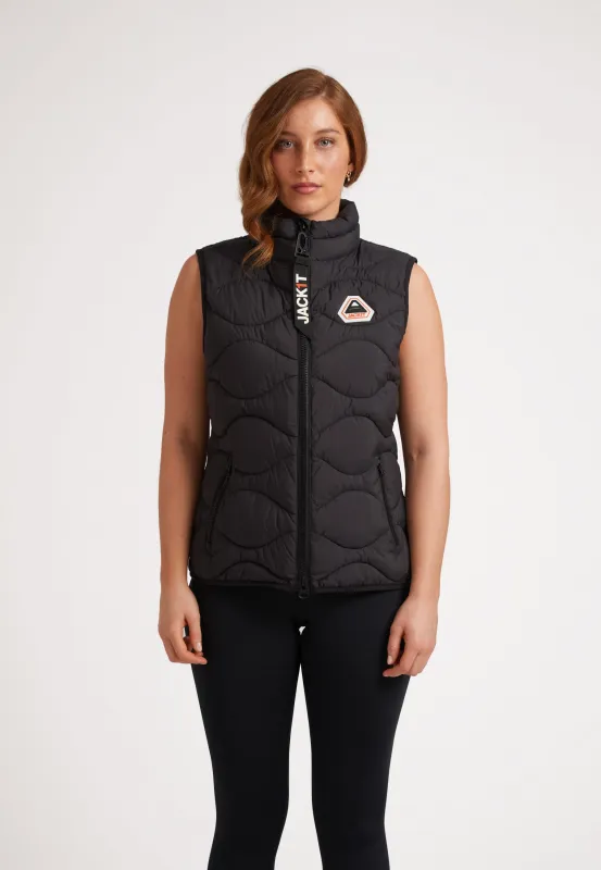 ORB1T Quilted Gilet Black made by JACK1T
