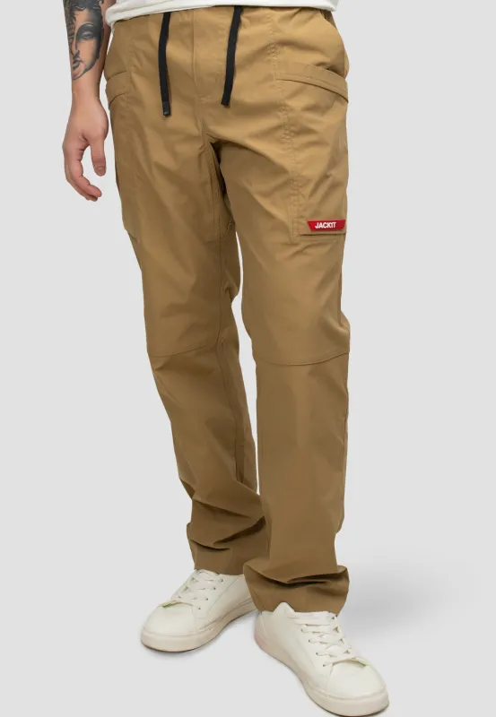Jupiter Tech Cargo Trousers Sand made by JACK1T