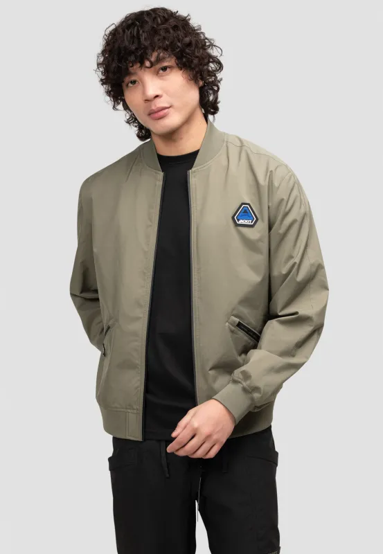 Oberon Tech Bomber Jacket Dusty Olive made by JACK1T