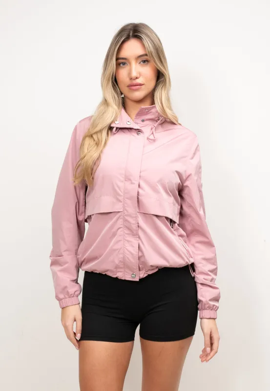 Atlas Lightweight Windbreaker Dusty Pink made by JACK1T