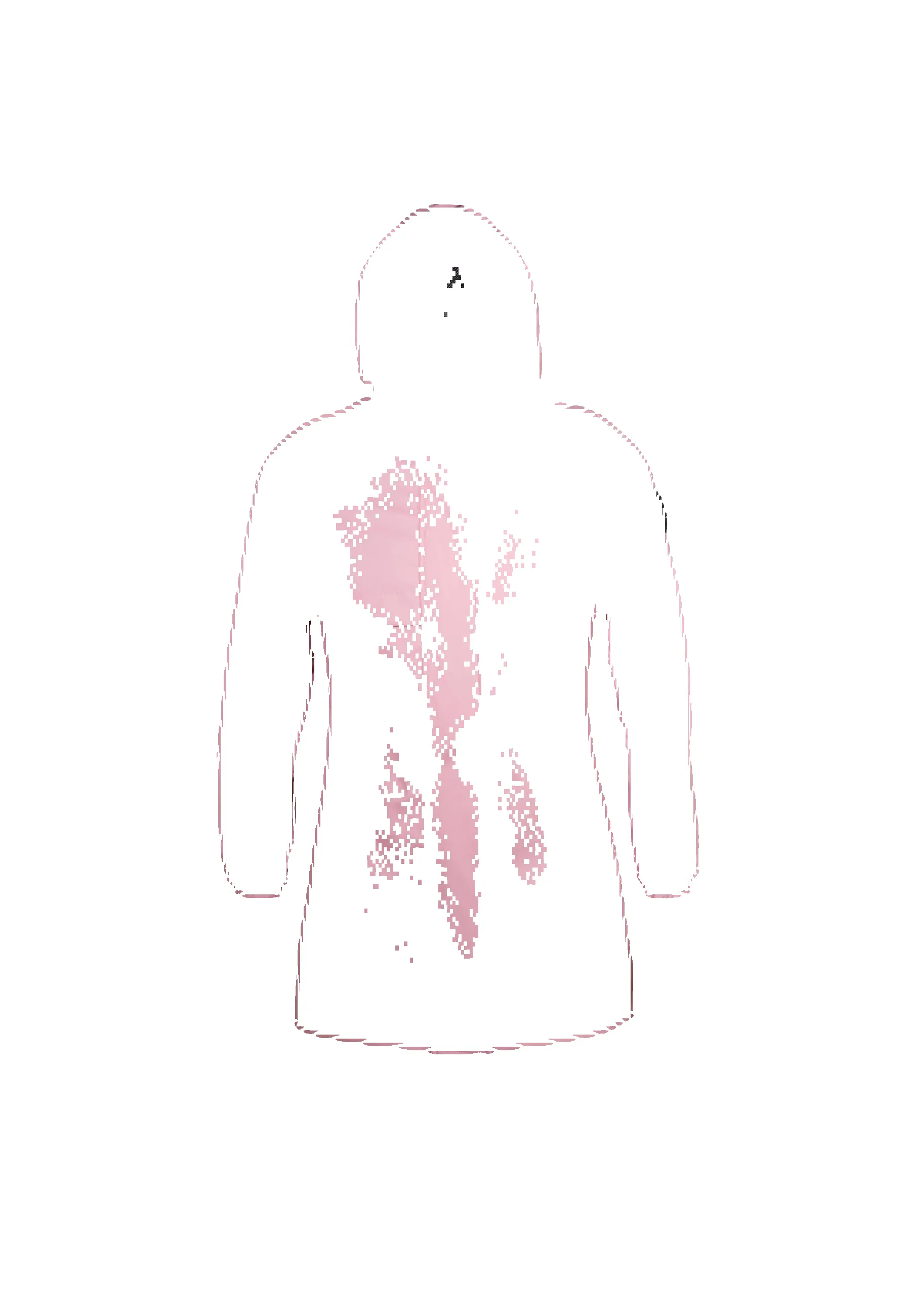 Aurora Raincoat with Cape Dusty Pink sold by JACK1T product image thumbnail 4