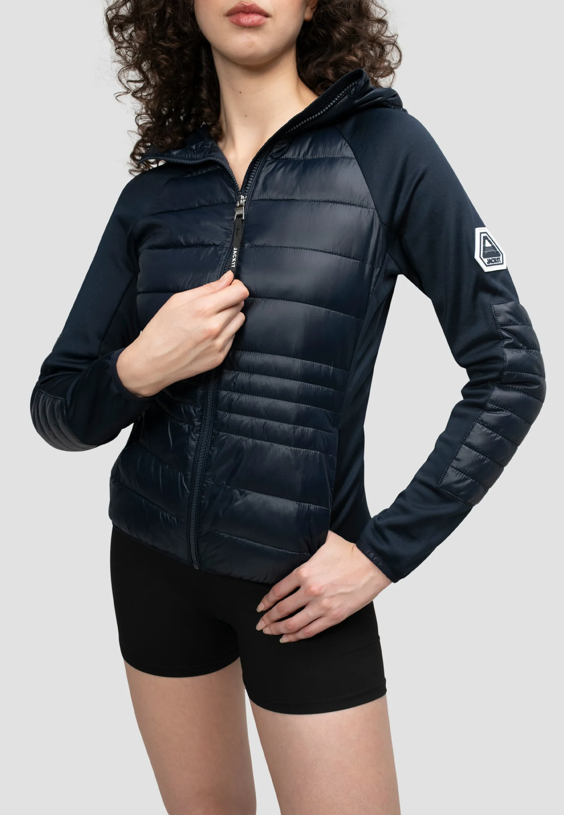 Calypso Hybrid Hooded Jacket Navy sold by JACK1T product image thumbnail 5