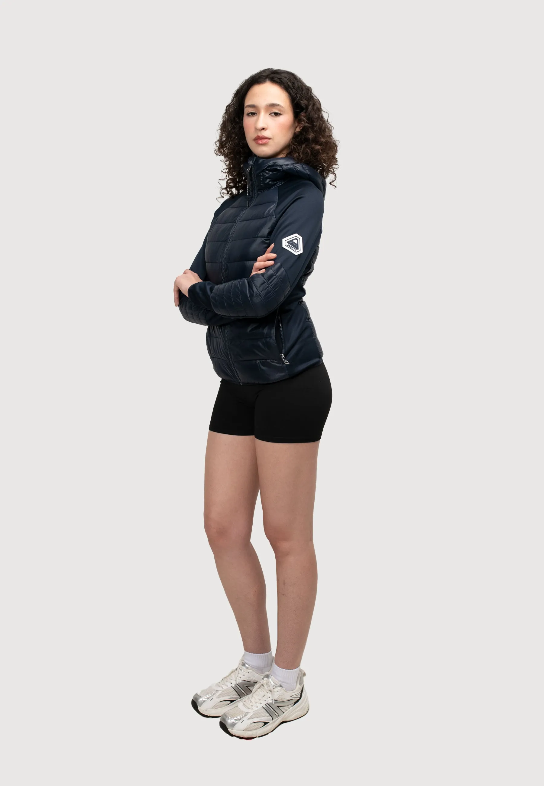 Calypso Hybrid Hooded Jacket Navy sold by JACK1T product image thumbnail 3