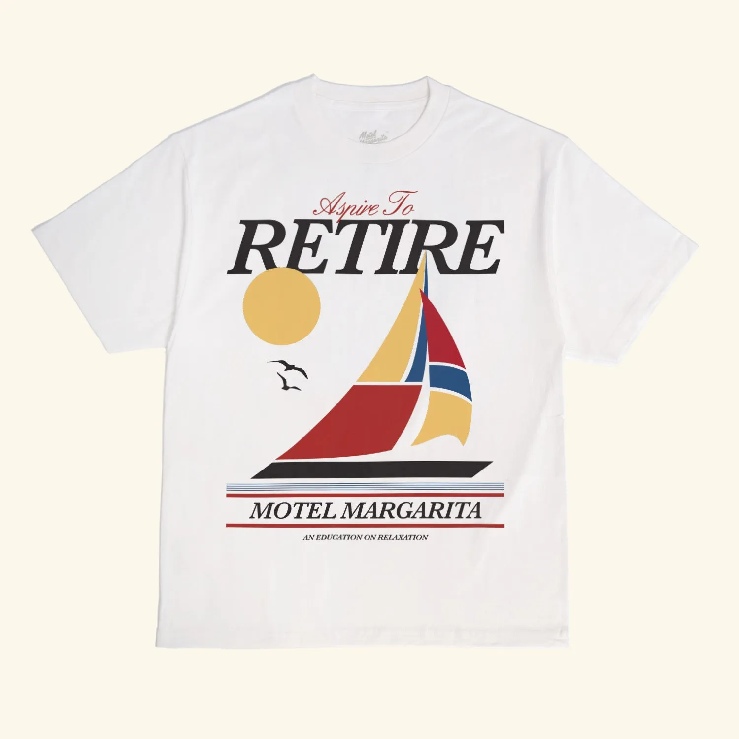 Relaxation Tee - White sold by Motel Margarita