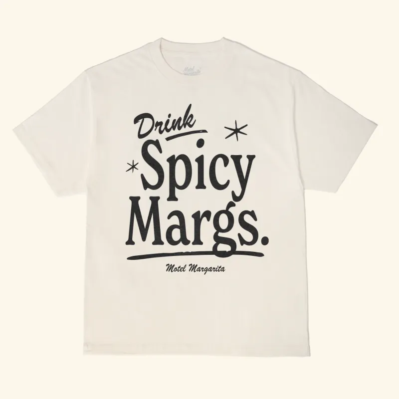 Spicy Margs Tee - Ivory sold by Motel Margarita