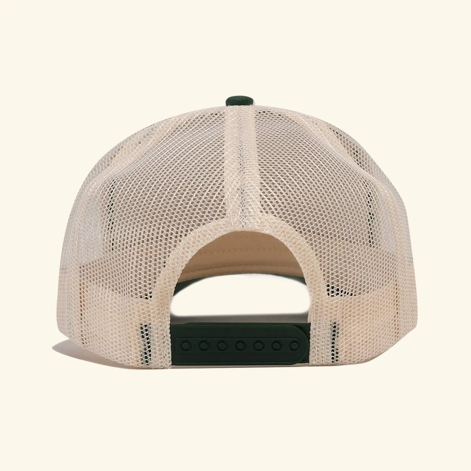 Aspire Two-Tone Trucker - Bone/Forest sold by Motel Margarita product image thumbnail 3