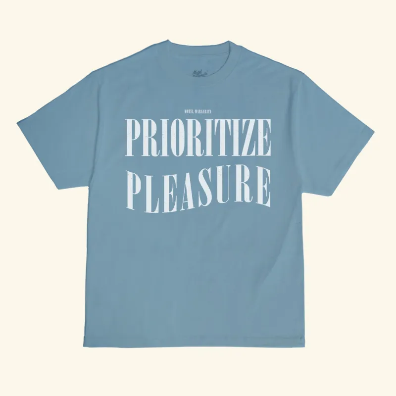 Pleasure Tee - Denim sold by Motel Margarita