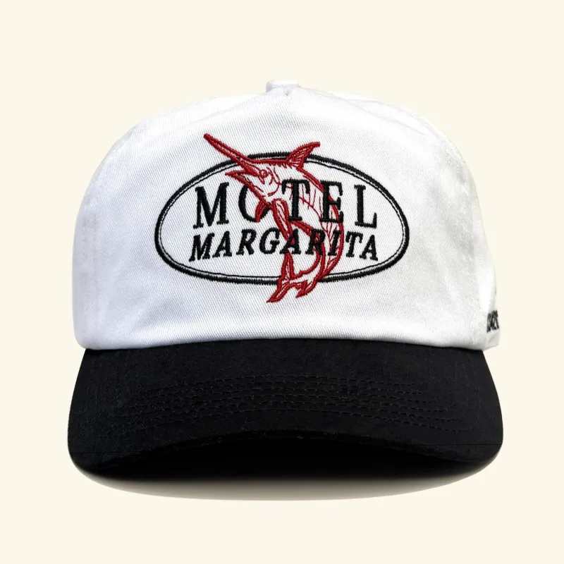 Motel Marlin Snapback - White/Black made by Motel Margarita