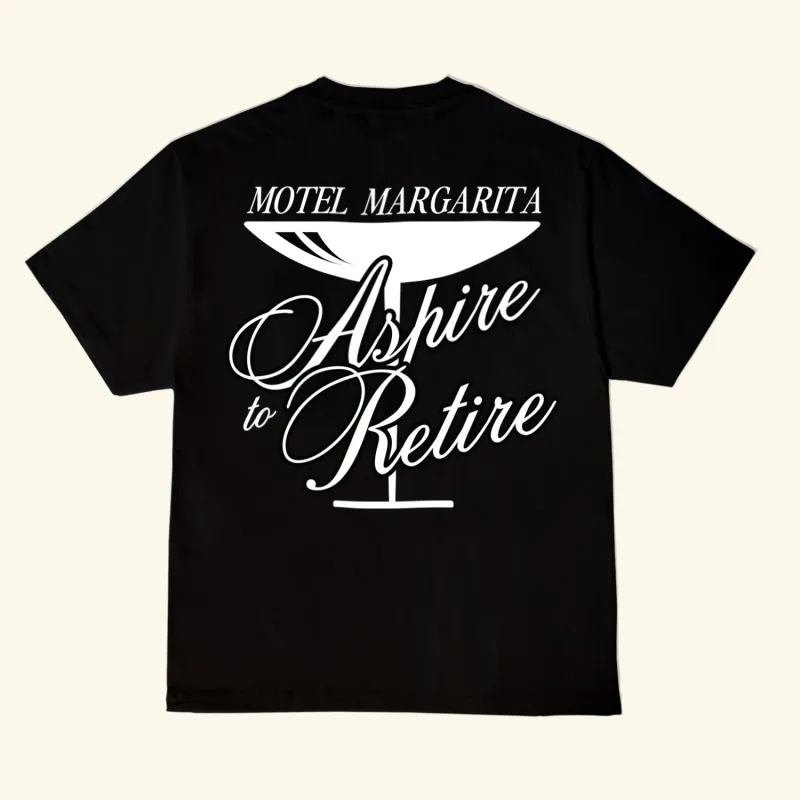Martini Tee - Black made by Motel Margarita