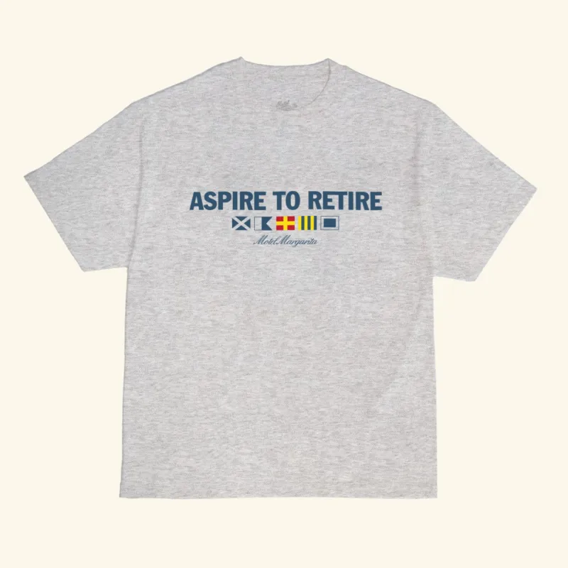 Sailing Tee - Heather Grey made by Motel Margarita