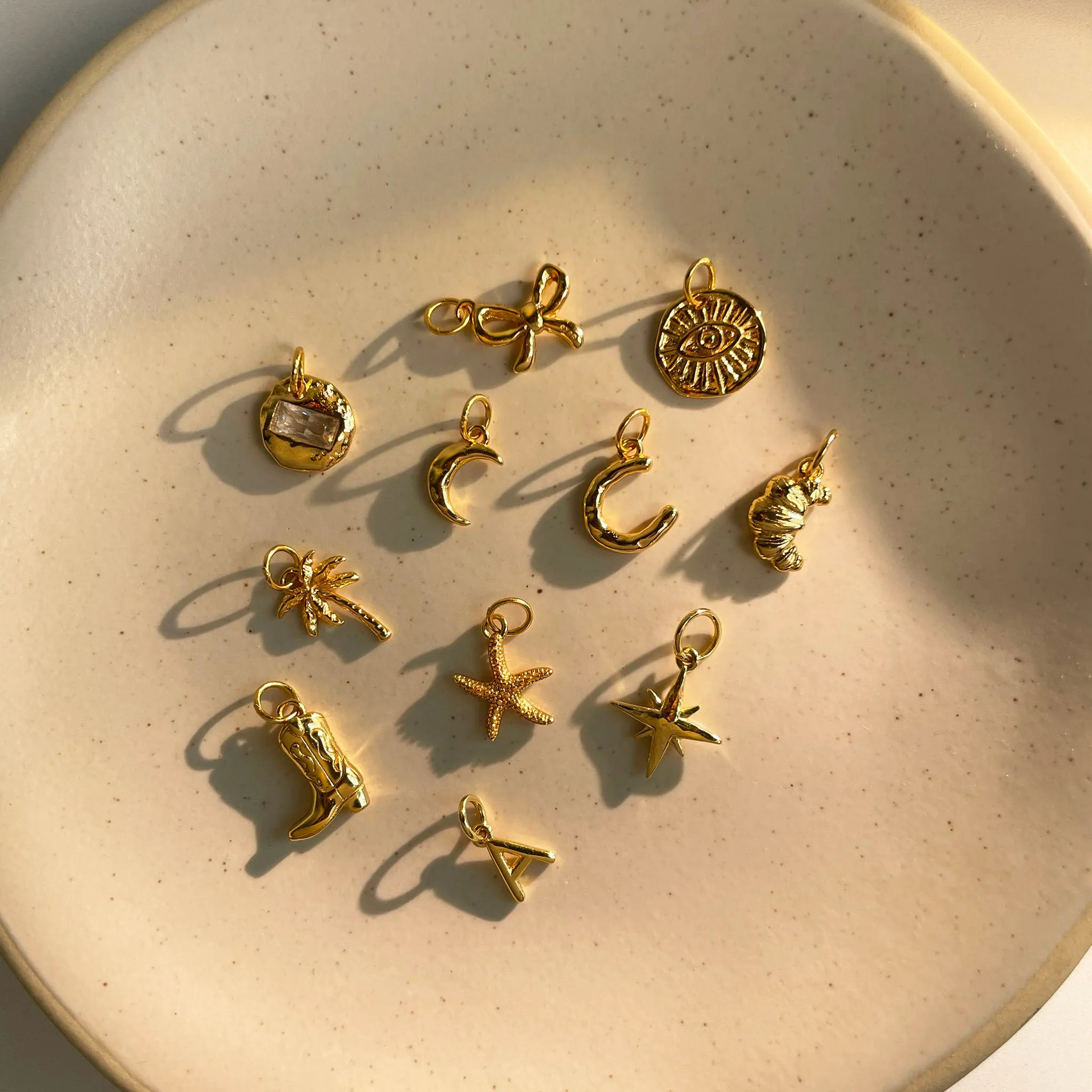 Tiny Moon Pendant Gold sold by Muru product image thumbnail 2