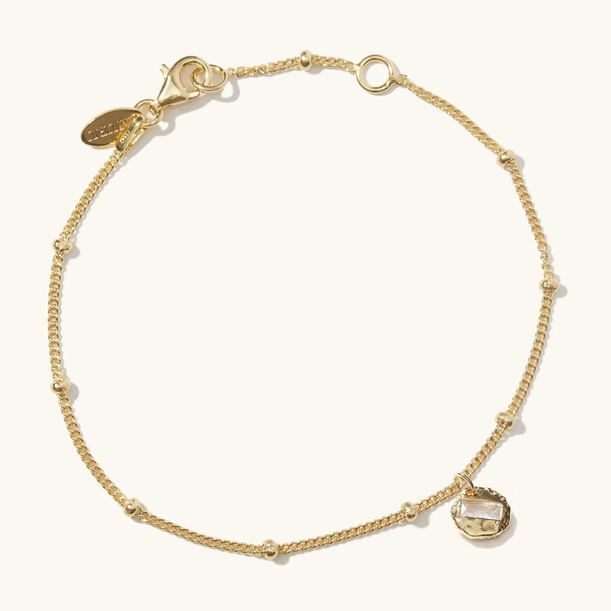 Birthstone Bracelet Gold sold by Muru