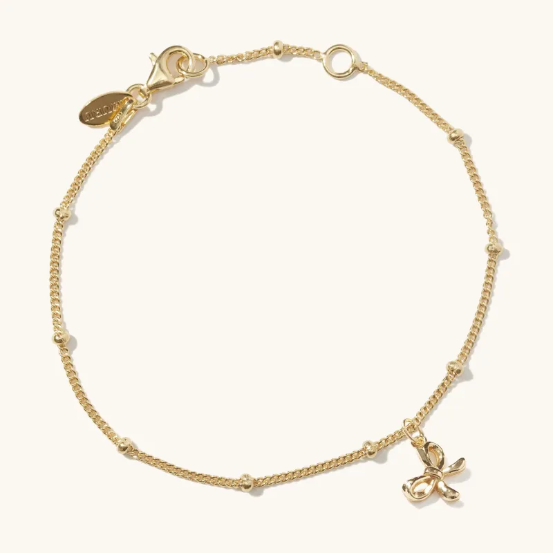Bow Bracelet Gold sold by Muru