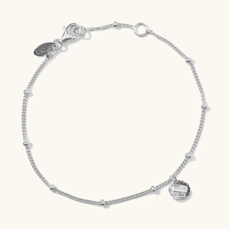 Birthstone Bracelet Silver sold by Muru