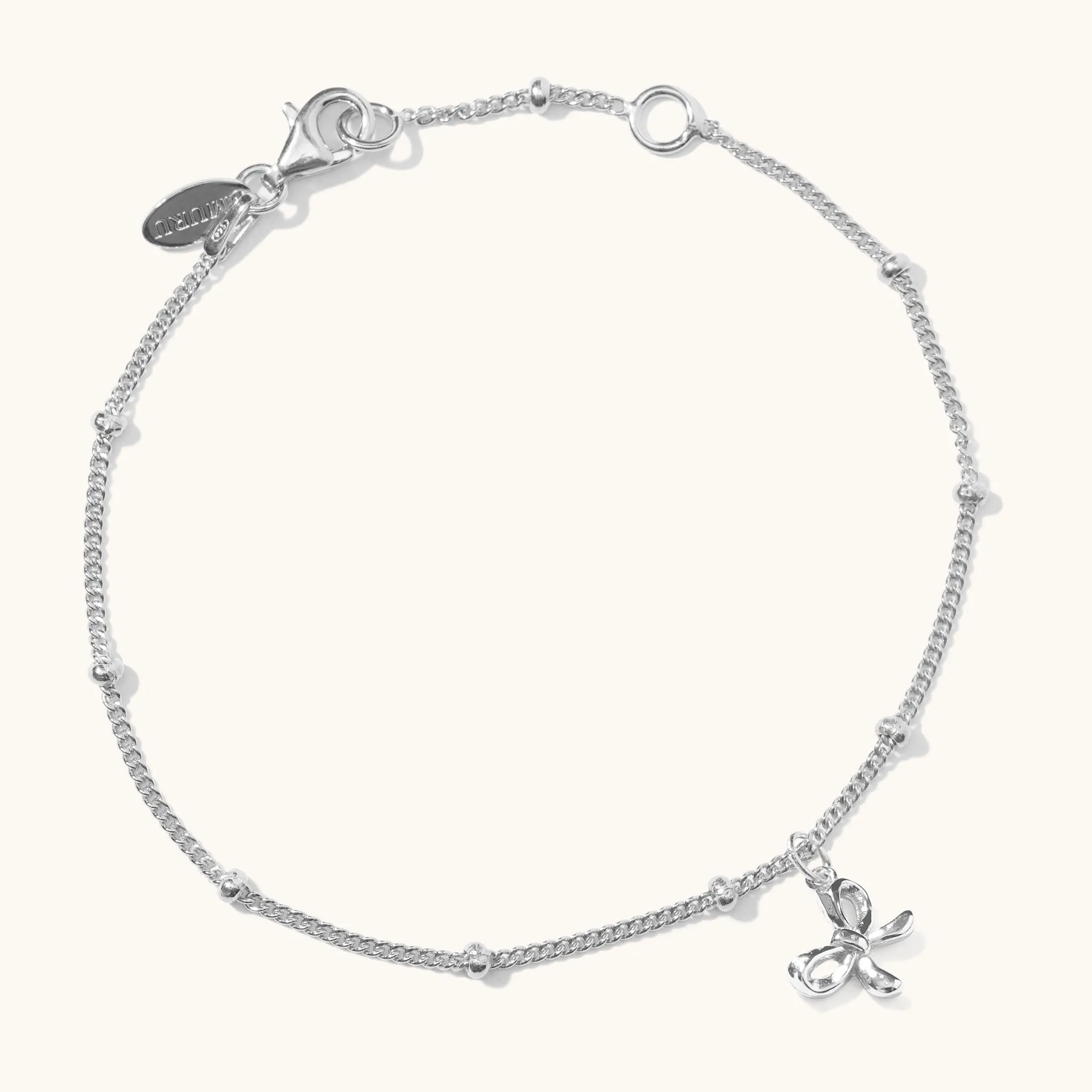 Bow Bracelet Silver sold by Muru