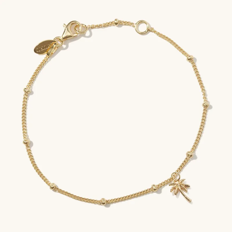 Palm Tree Bracelet Gold sold by Muru