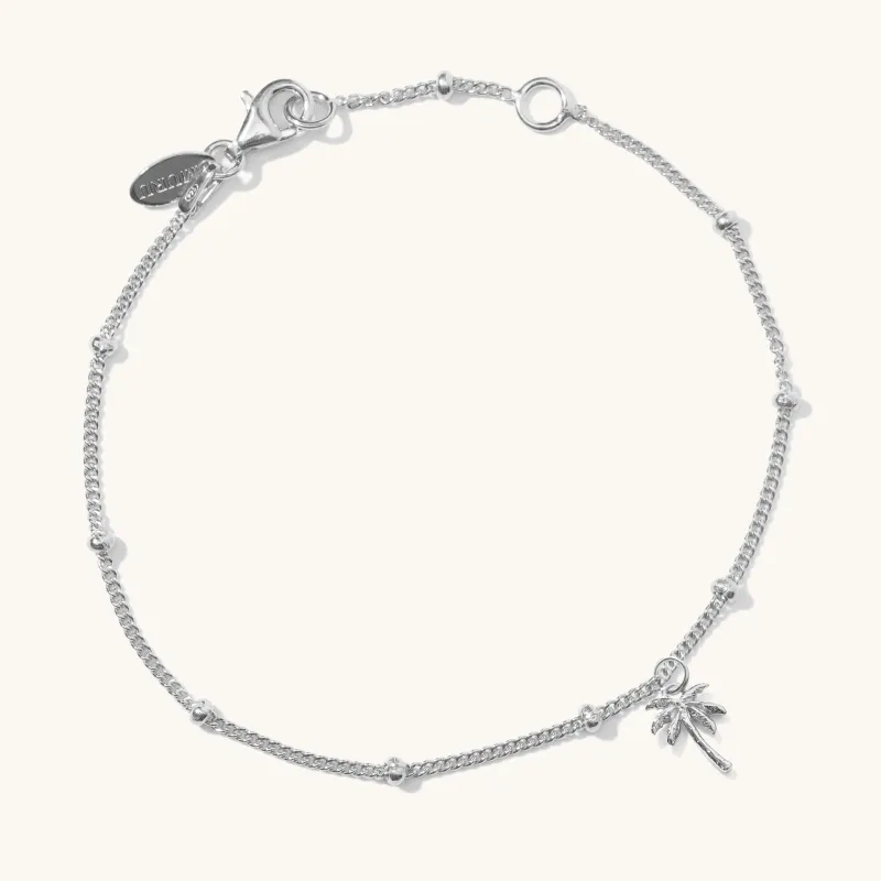 Palm Tree Bracelet Silver sold by Muru