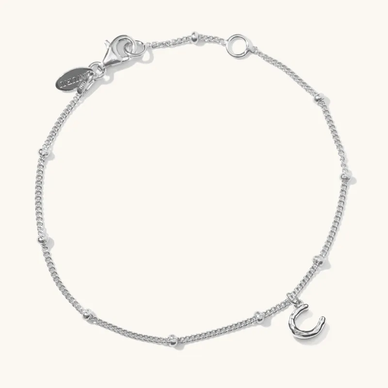 Horseshoe Bracelet Silver sold by Muru