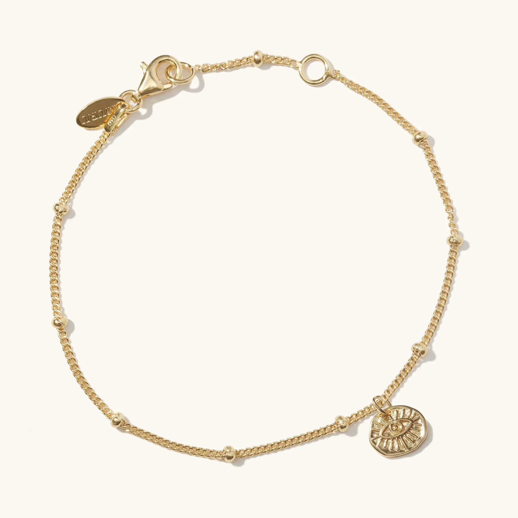 Evil Eye Bracelet Gold sold by Muru