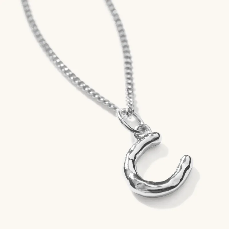 Horseshoe Necklace Silver sold by Muru
