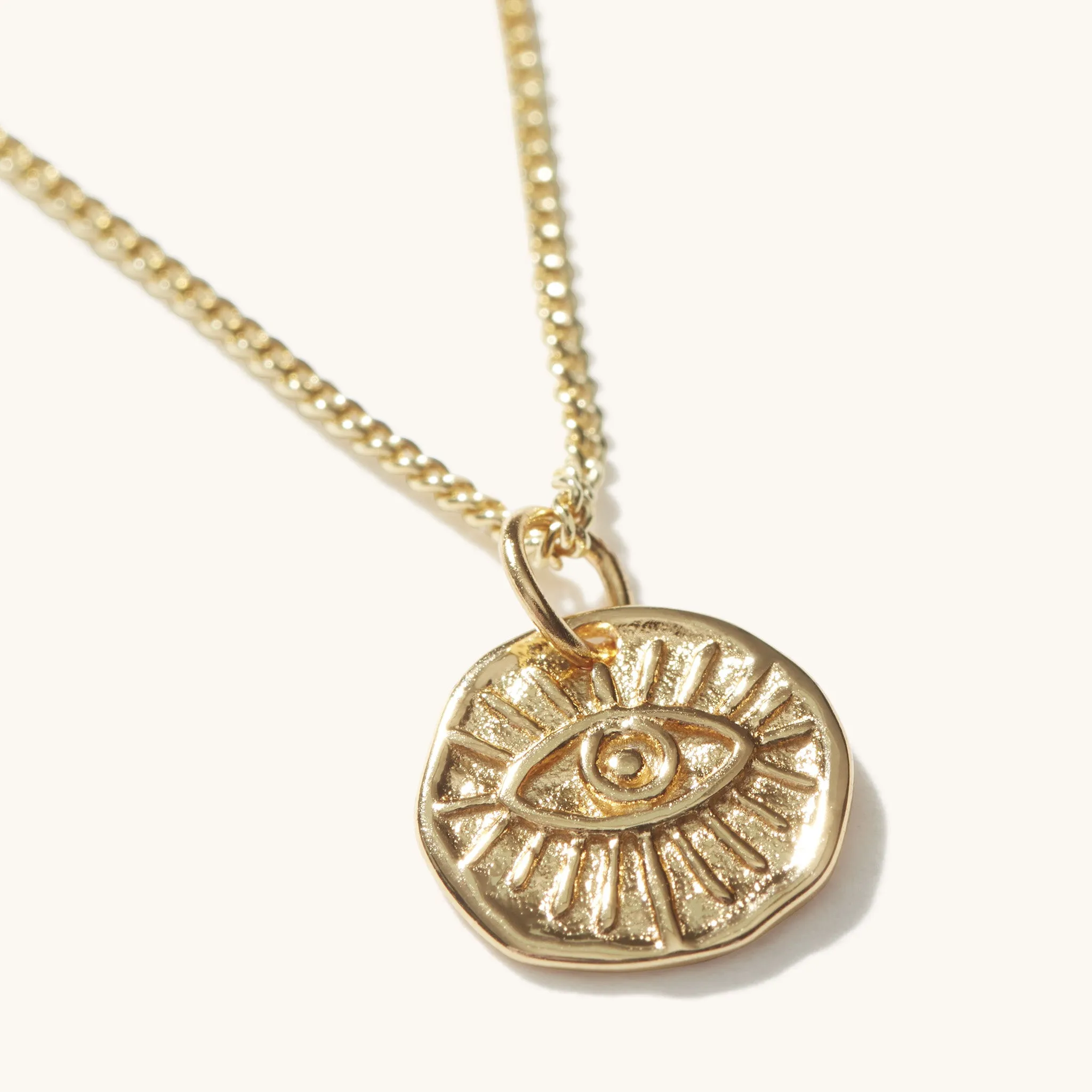 Evil Eye Necklace Gold sold by Muru