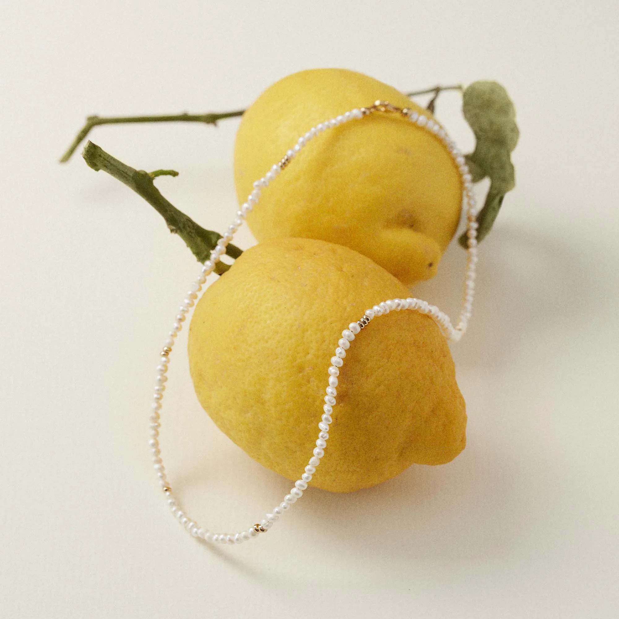 Pearl Necklace Gold sold by Muru product image thumbnail 3