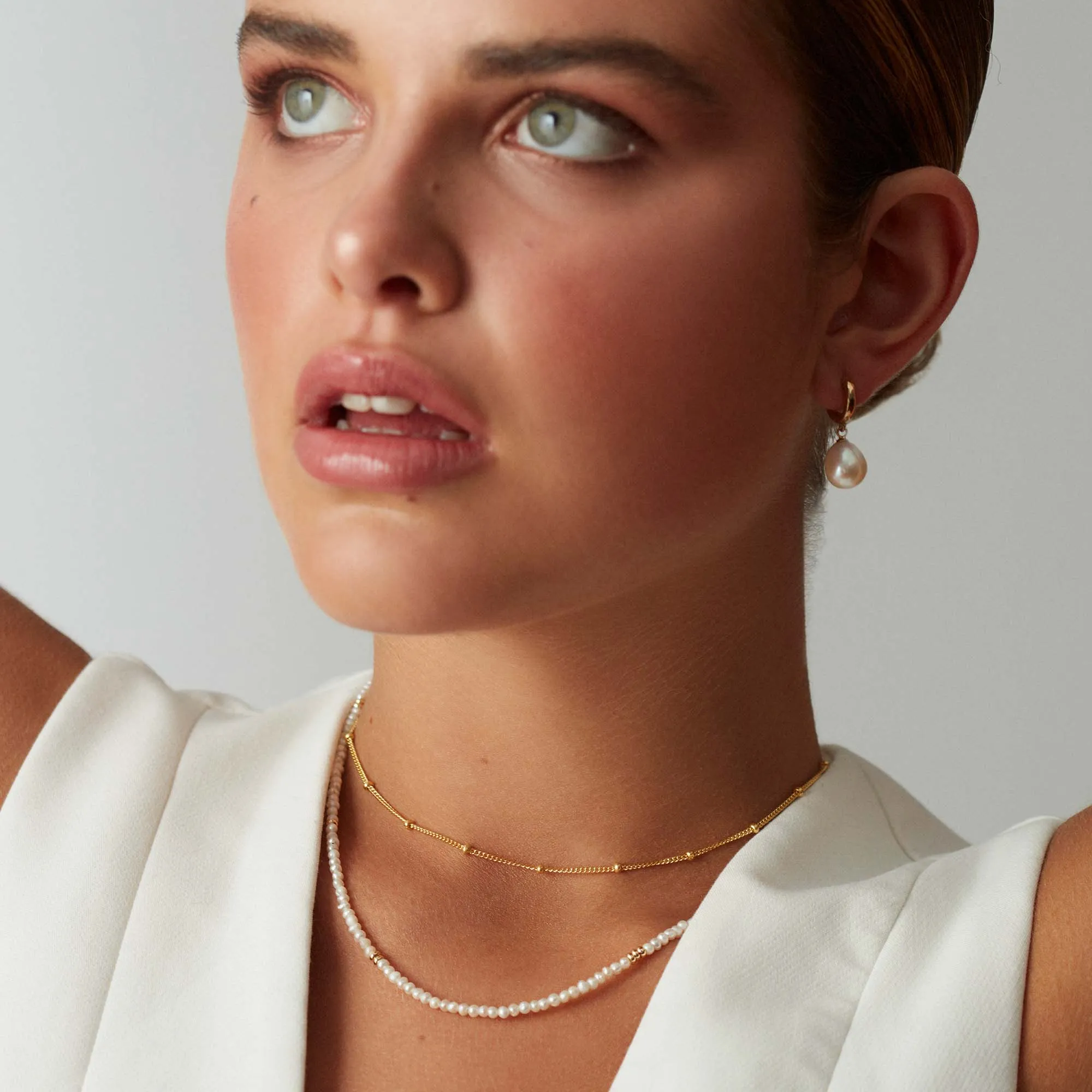 Pearl Necklace Gold sold by Muru product image thumbnail 2