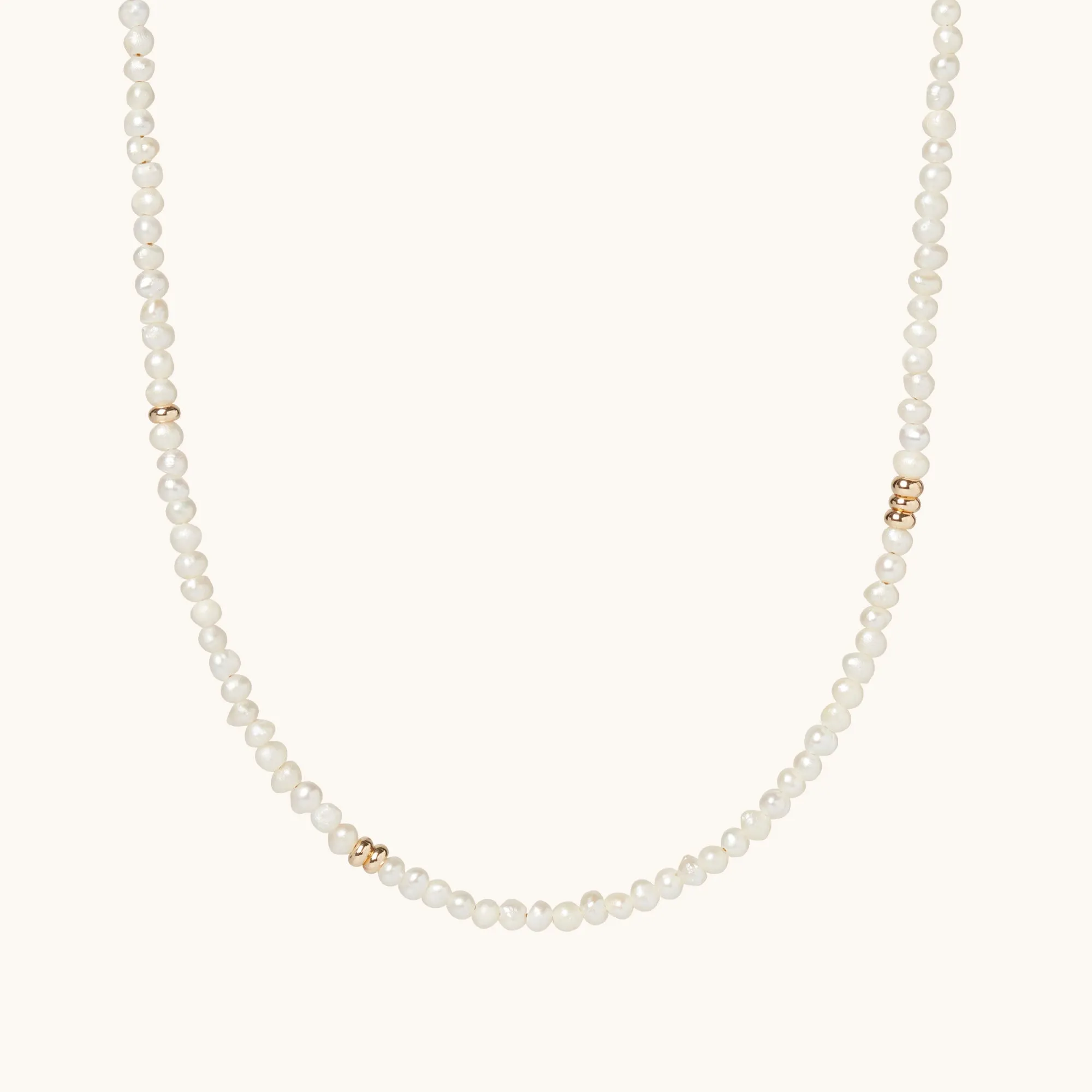 Pearl Necklace Gold sold by Muru