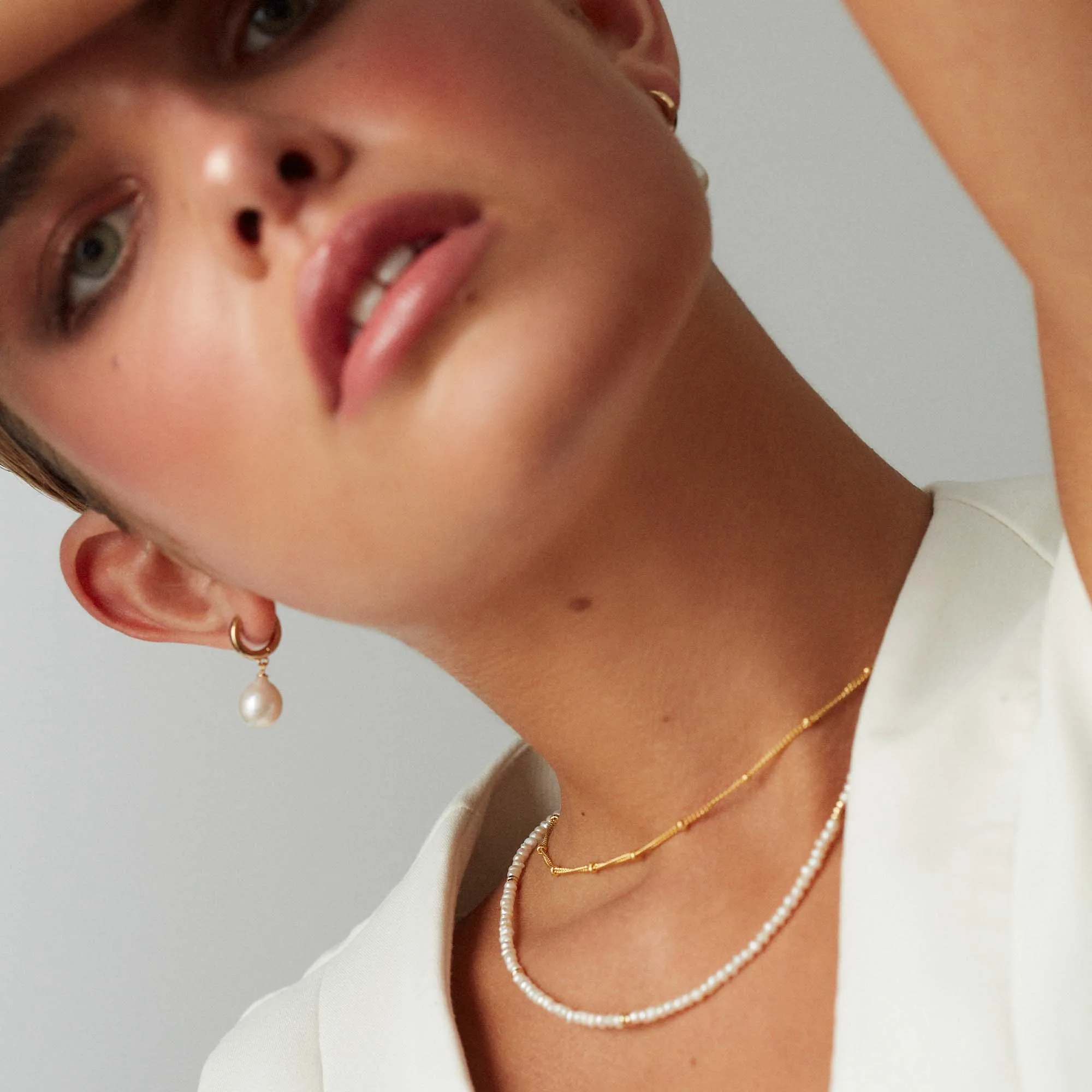 Pearl Necklace Gold sold by Muru product image thumbnail 4