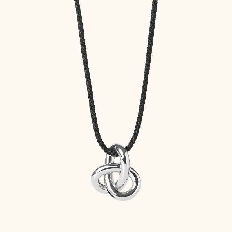 Amara Cord Necklace Silver sold by Muru