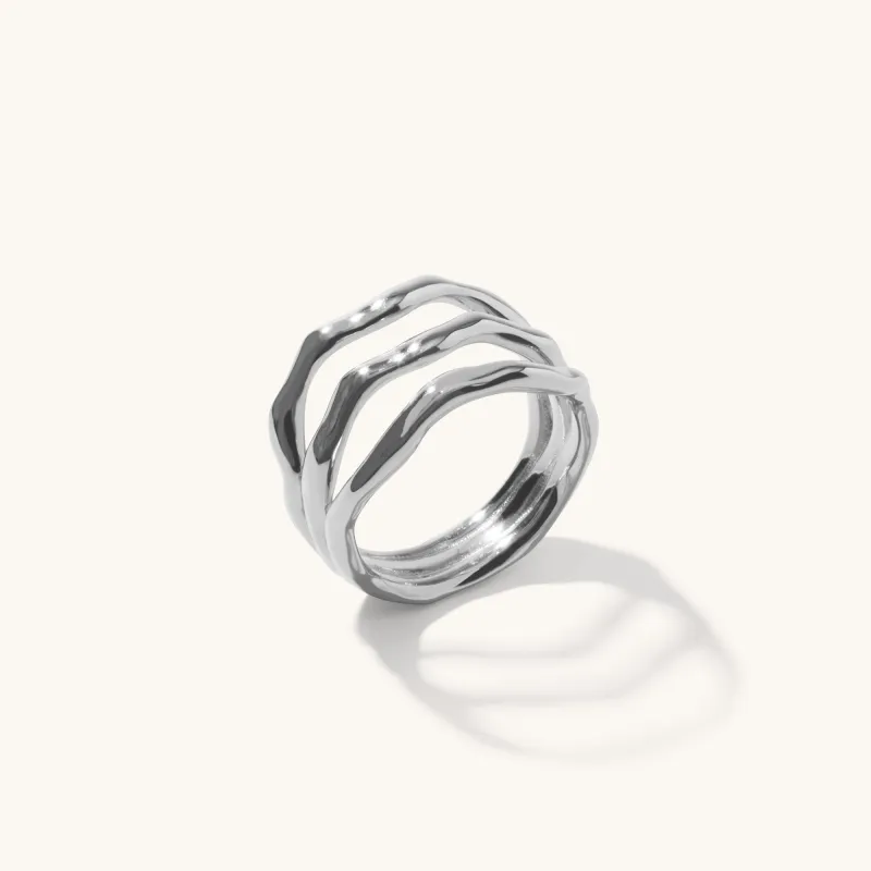 Karma Ring Silver sold by Muru