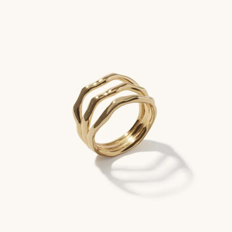 Karma Ring Gold sold by Muru