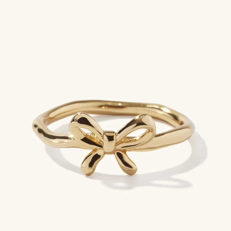 Bow Ring Gold sold by Muru