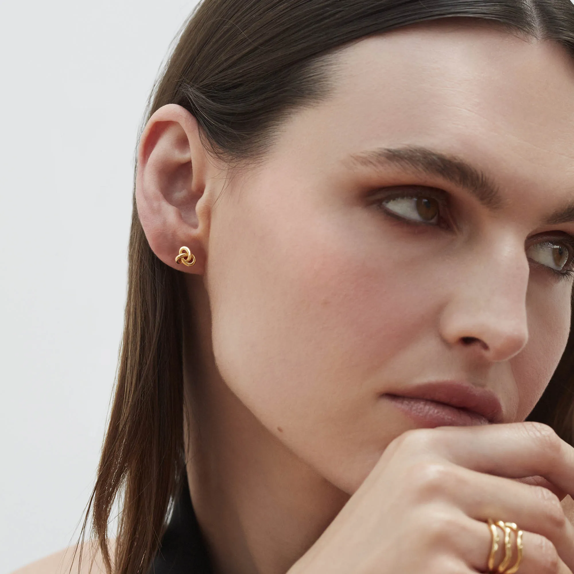 Amara Mini Studs Gold sold by Muru product image thumbnail 2