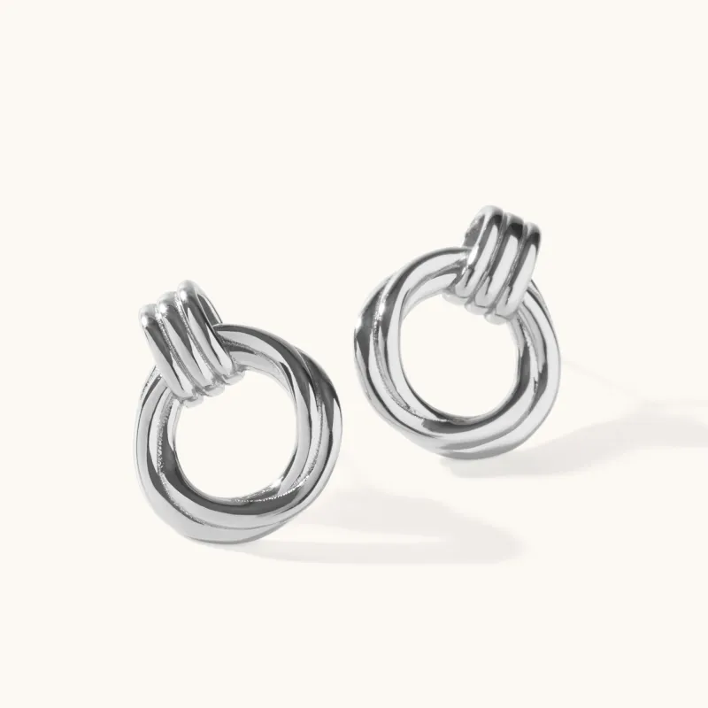 Karma Studs Silver sold by Muru