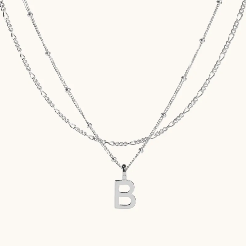 Letter Layering Set Silver sold by Muru