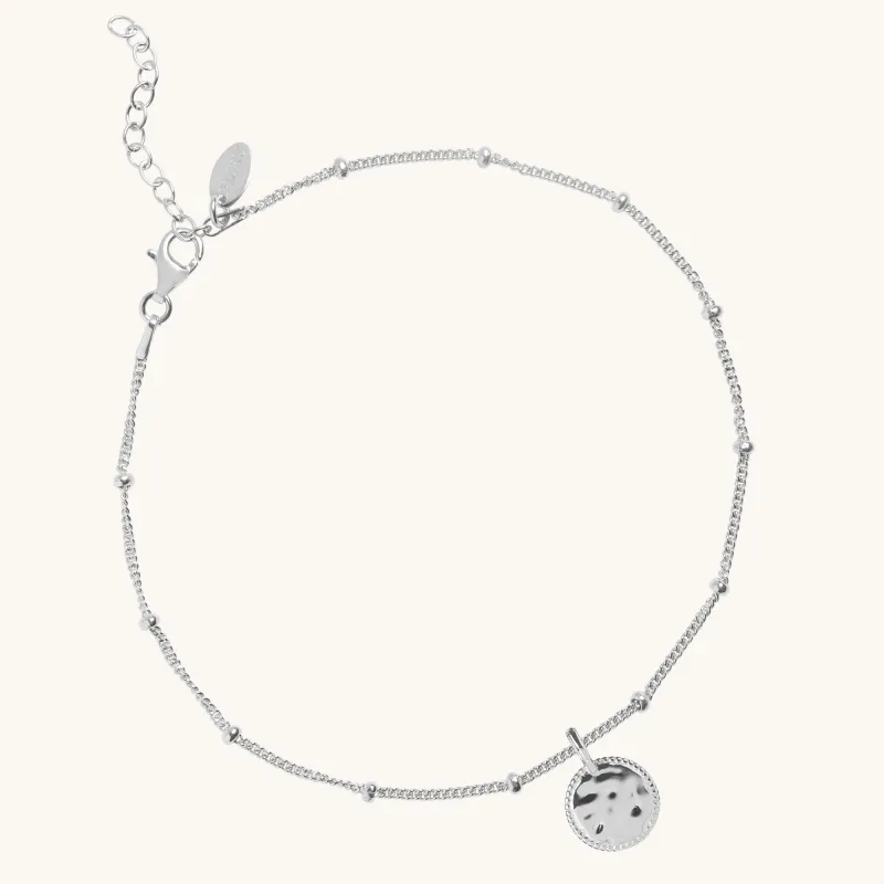 Sun Anklet Silver sold by Muru