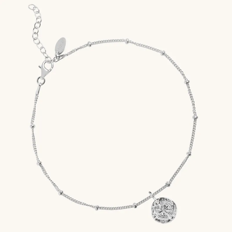Guiding Star Anklet Silver sold by Muru