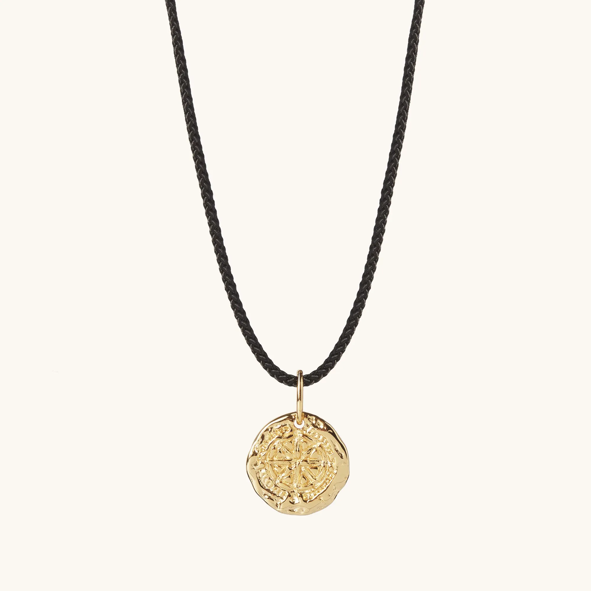 Guiding Star Cord Necklace Gold sold by Muru