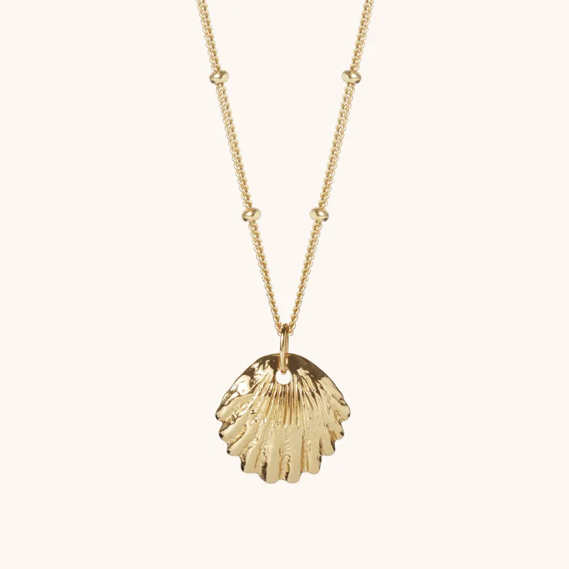 Shell Necklace Gold sold by Muru