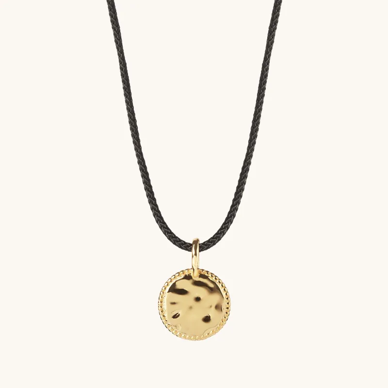 Mini Sun Cord Necklace Gold sold by Muru