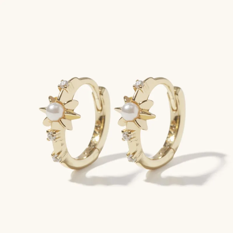 Guiding Star Hoops Gold sold by Muru