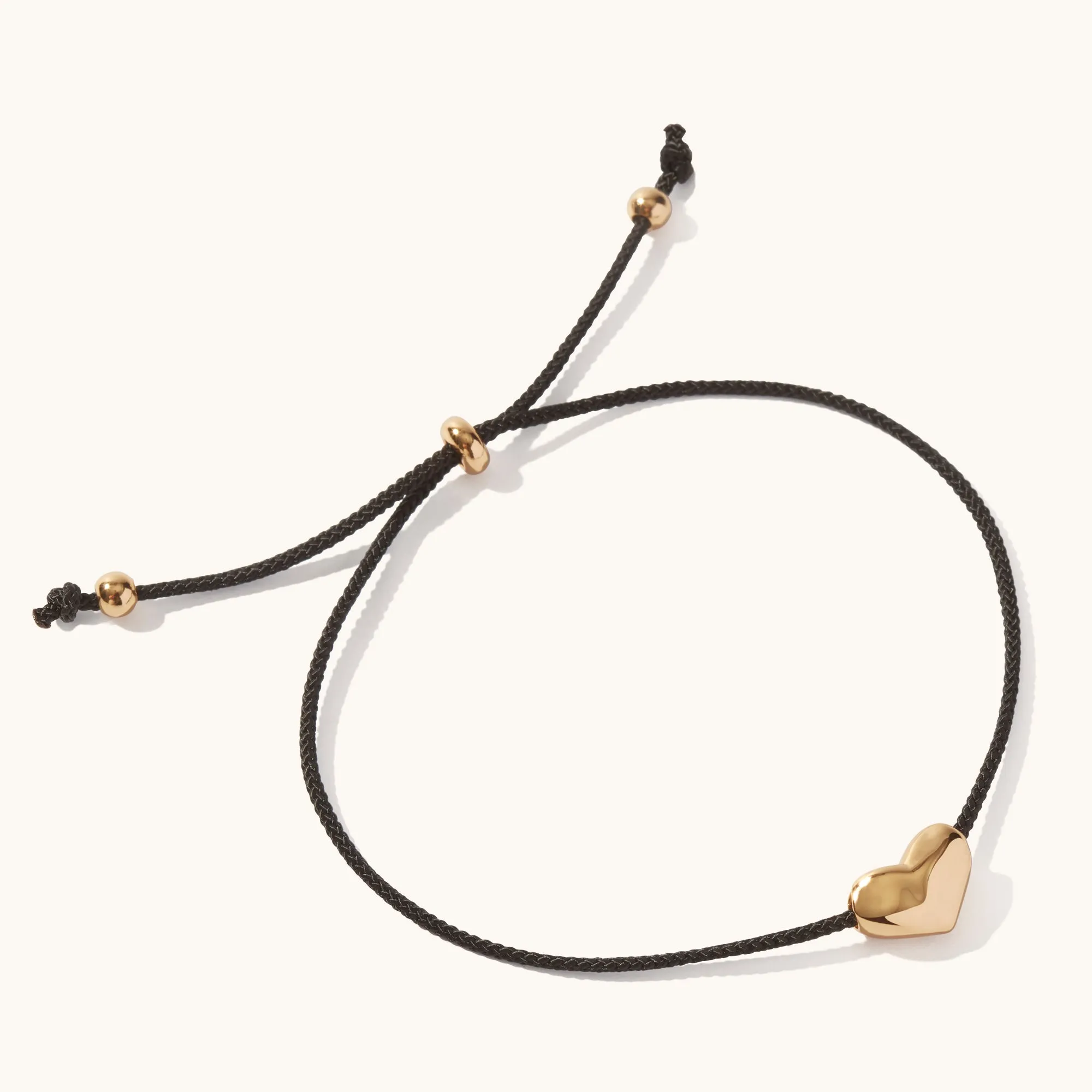 Heart Cord Bracelet Gold sold by Muru
