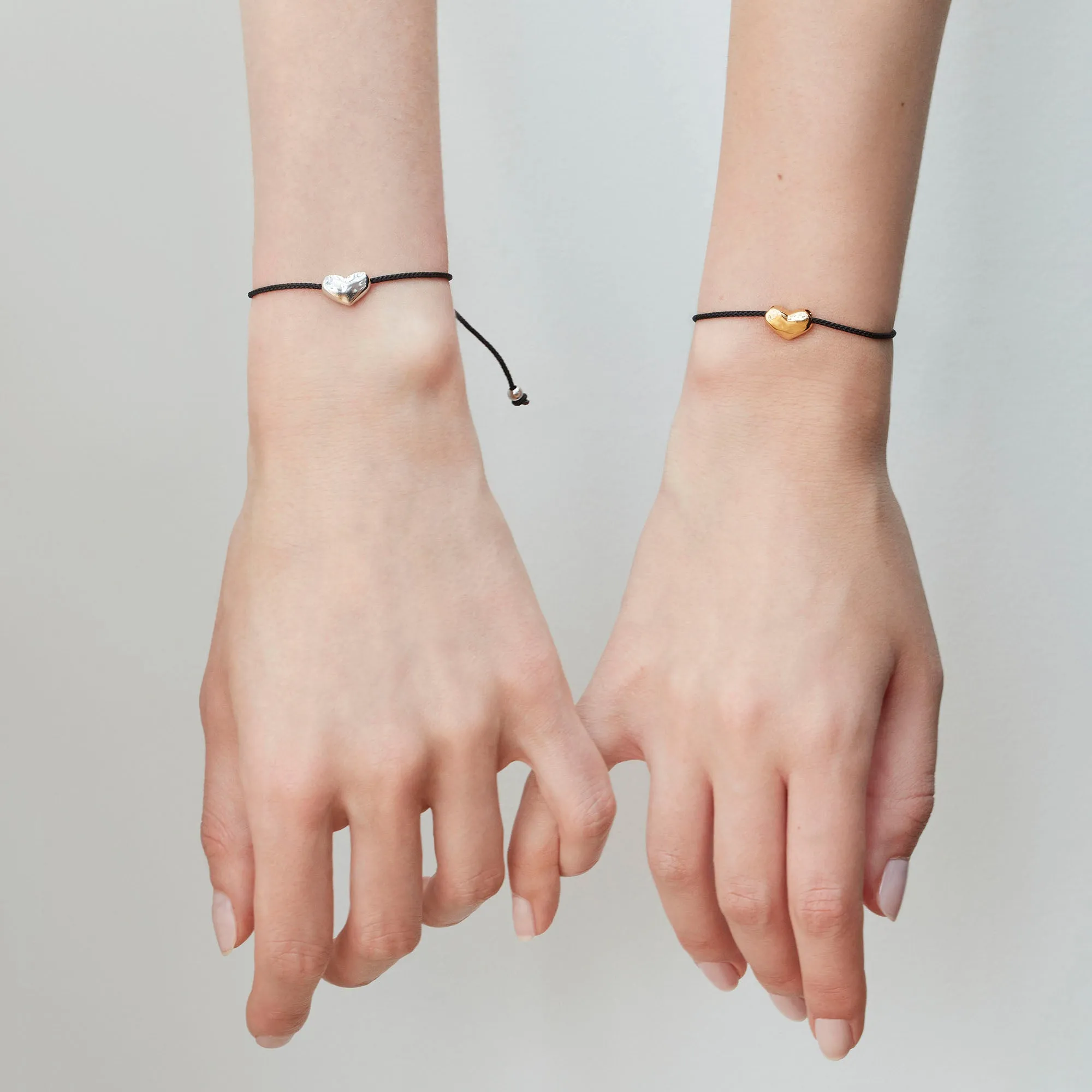 Heart Cord Bracelet Gold sold by Muru product image thumbnail 3