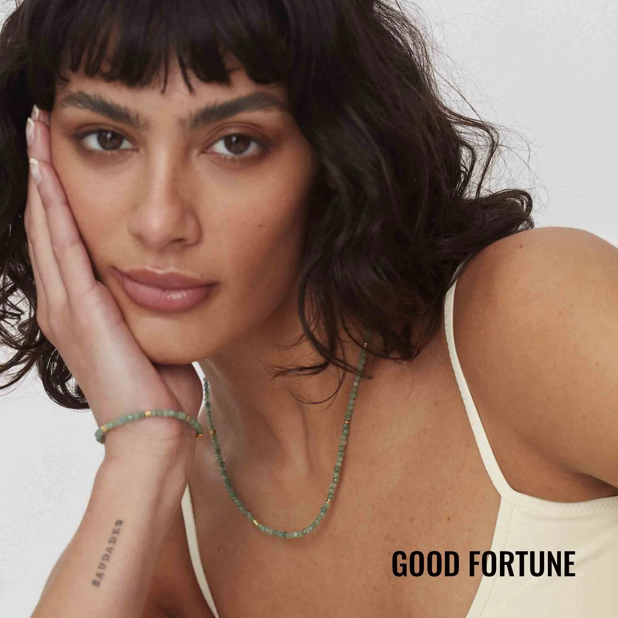 Green Aventurine Necklace sold by Muru product image thumbnail 2