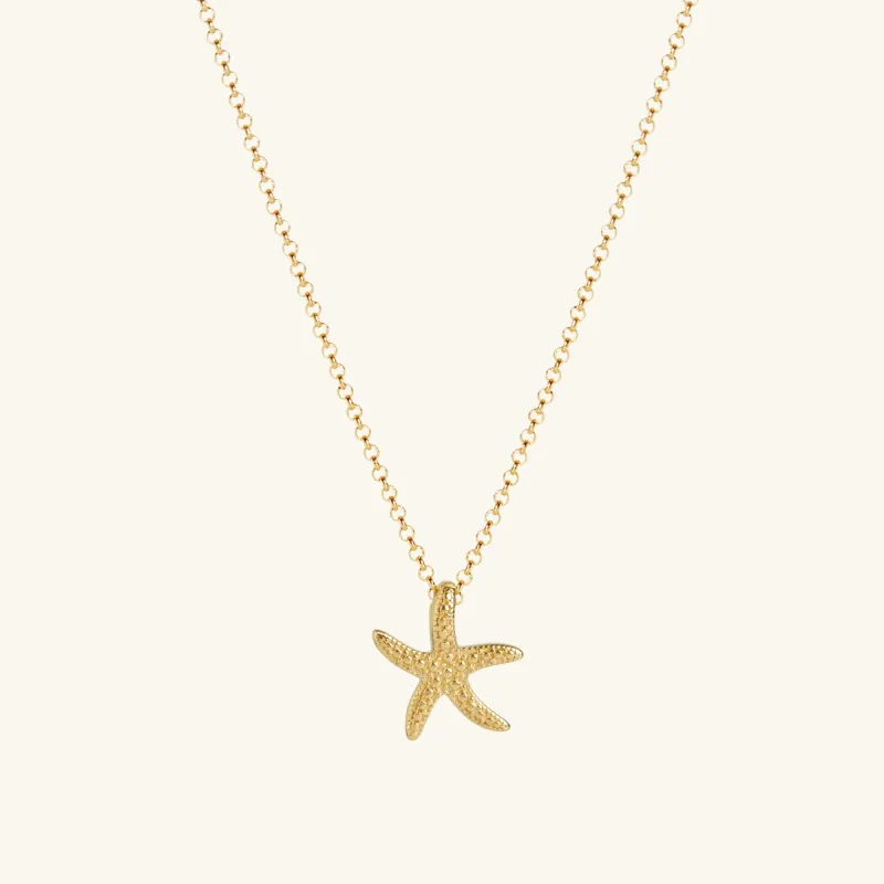 Starfish Necklace Gold sold by Muru