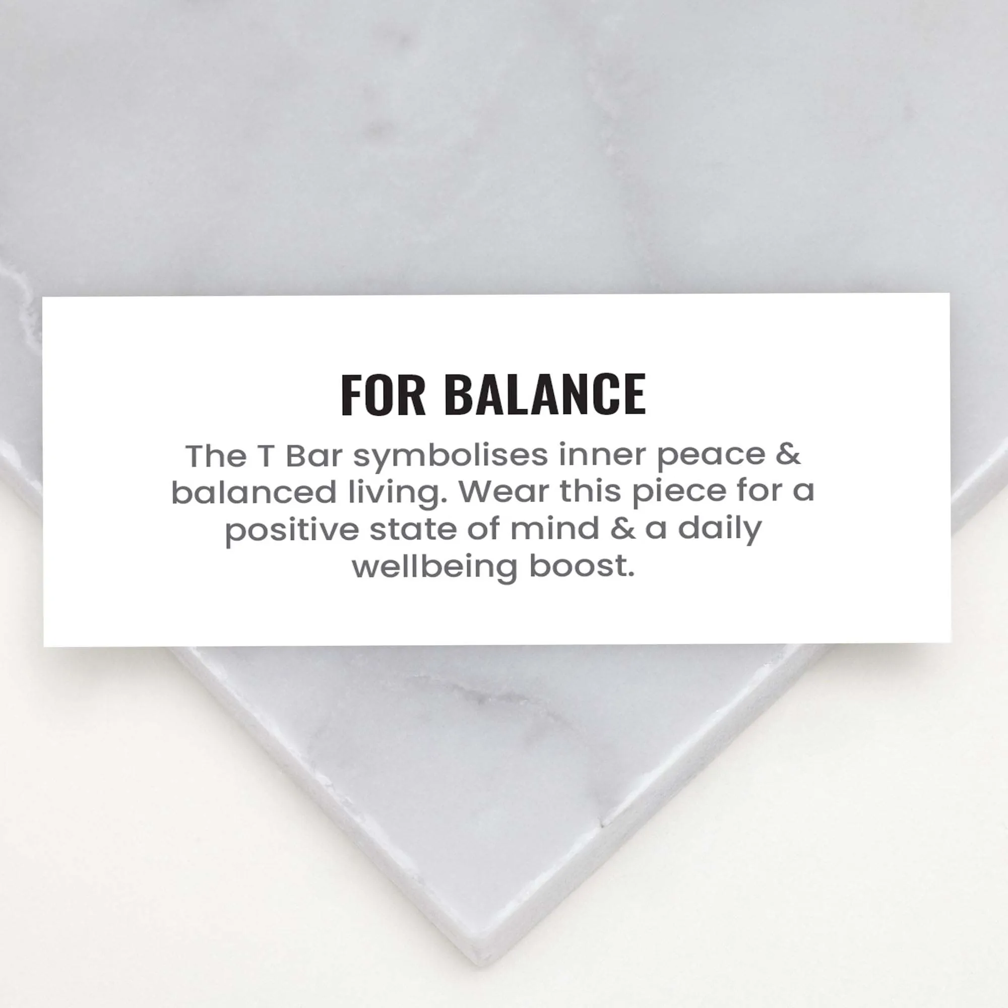 Wide T-Bar Necklace Silver sold by Muru product image thumbnail 4