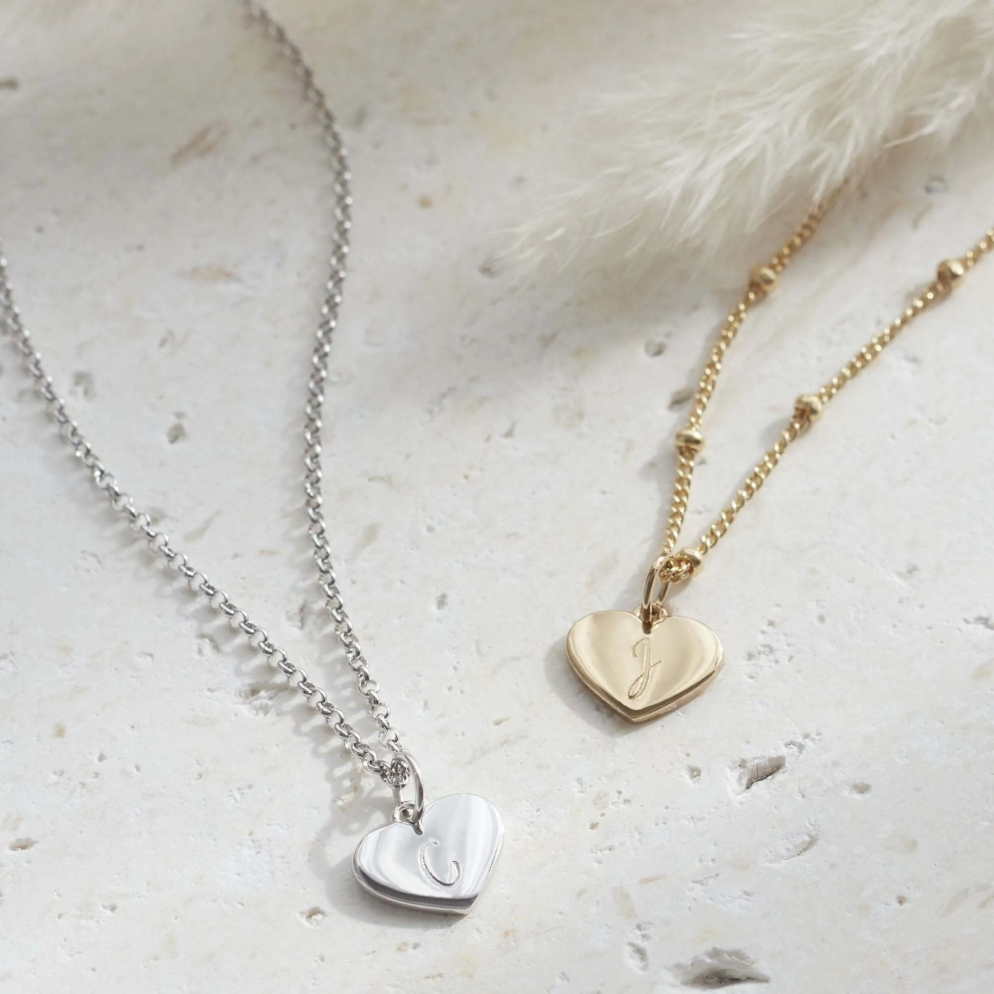Personalised Heart Pendant Gold sold by Muru product image thumbnail 2